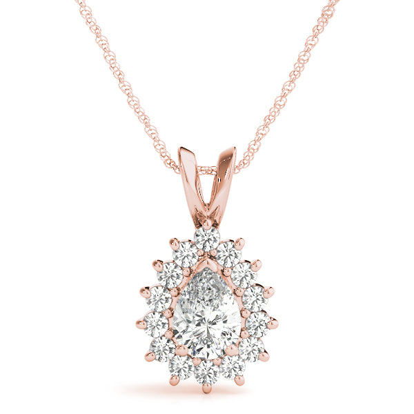 Pear Gemstone Pendant · 0.68 ct tw