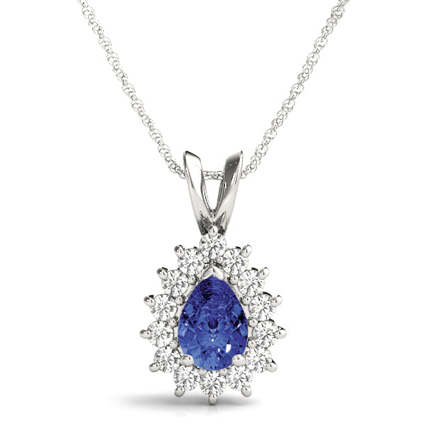 Pear Gemstone Pendant · 0.51 ct tw