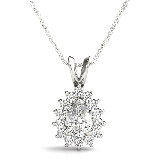 Pear Gemstone Pendant · 0.51 ct tw