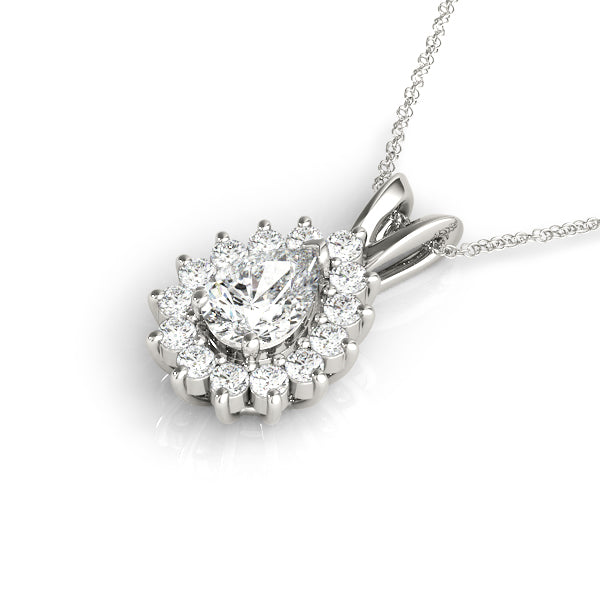 Pear Gemstone Pendant · 0.51 ct tw