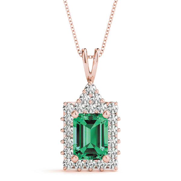 Emerald Gemstone Pendant · 0.75 ct tw