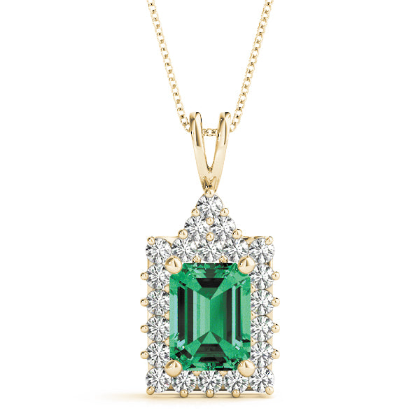 Emerald Gemstone Pendant · 0.26 ct tw