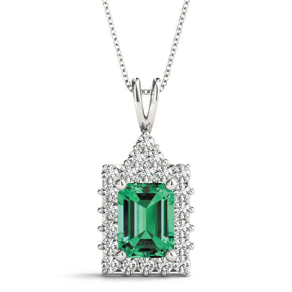 Emerald Gemstone Pendant · 0.75 ct tw