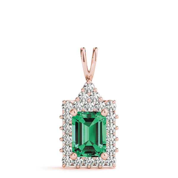 Emerald Gemstone Pendant · 0.75 ct tw