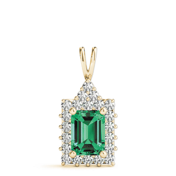 Emerald Gemstone Pendant · 0.53 ct tw