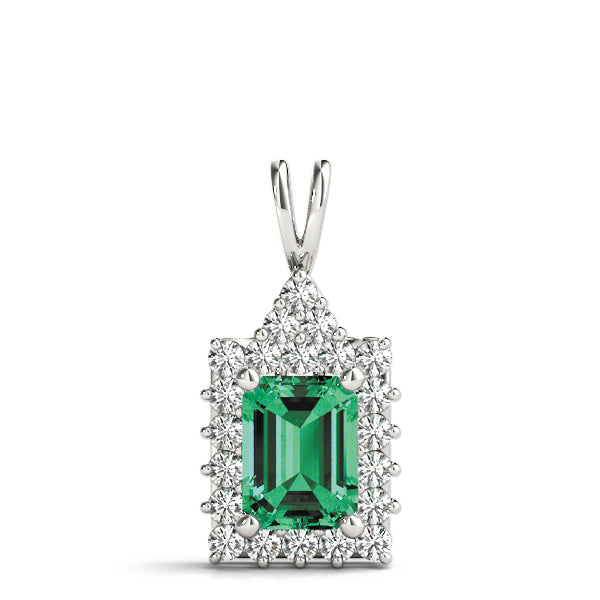 Emerald Gemstone Pendant · 0.75 ct tw