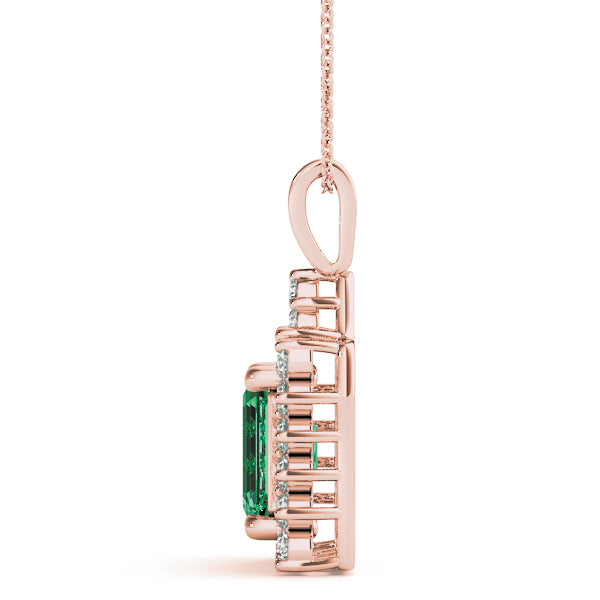 Emerald Gemstone Pendant · 0.75 ct tw