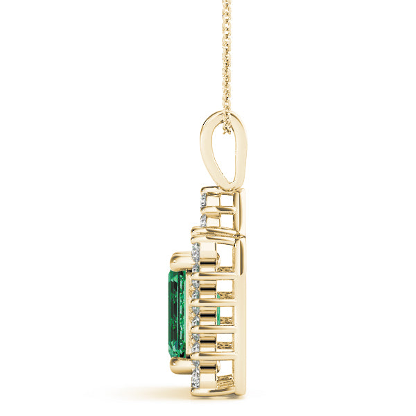 Emerald Gemstone Pendant · 0.84 ct tw