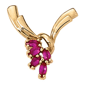 Marquise Neck Centers & Slides Pendant