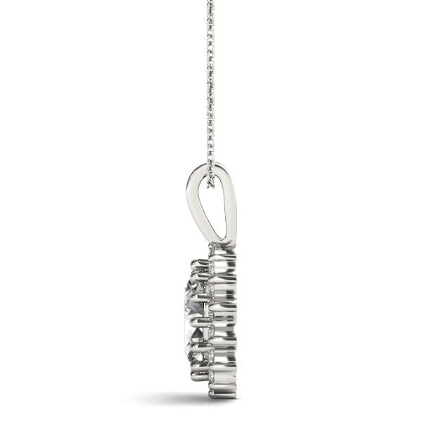 Oval Gemstone Pendant · 0.21 ct tw
