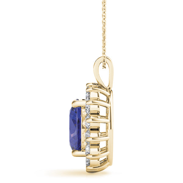 Oval Gemstone Pendant · 1.00 ct tw