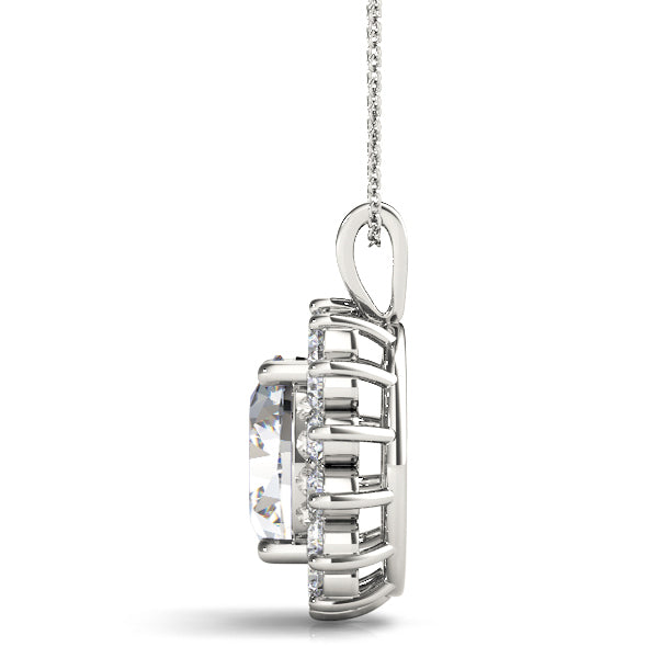 Oval Gemstone Pendant · 0.30 ct tw