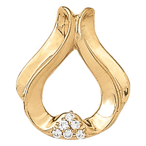 Neck Centers & Slides Diamond Pendant · 0.26 ct tw