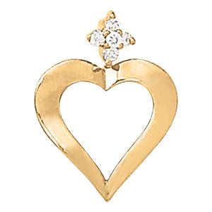 Heart Diamond Pendant · 0.14 ct tw