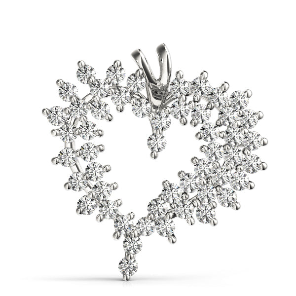 Heart Diamond Pendant · 3.00 ct tw
