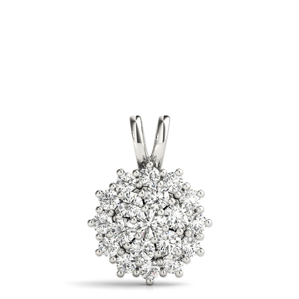 Cluster Diamond Pendant · 2.00 ct tw