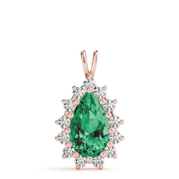 Pear Gemstone Pendant · 0.52 ct tw