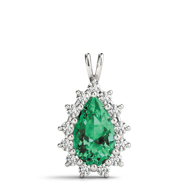 Pear Gemstone Pendant · 0.52 ct tw