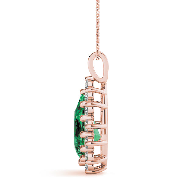 Pear Gemstone Pendant · 0.22 ct tw