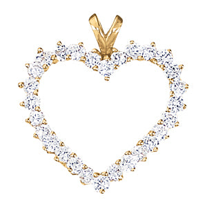 Heart Diamond Pendant · 1.96 ct tw