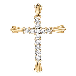 Religious Crosses Diamond Pendant · 0.36 ct tw