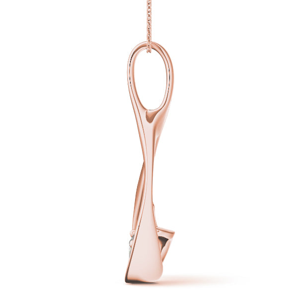 Round Diamond Solitaire Pendant · 0.23 ct tw