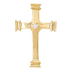 Religious Crosses Diamond Pendant · 0.02 ct tw