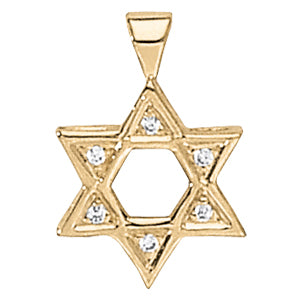 Religious Novelty Diamond Pendant · 0.06 ct tw
