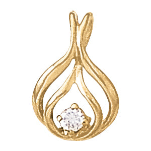 Diamond Solitaire Pendant · 0.07 ct tw