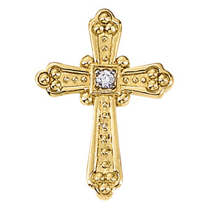 Religious Crosses Diamond Pendant · 0.16 ct tw