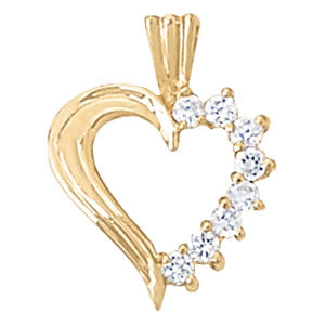 Heart Diamond Pendant · 0.32 ct tw