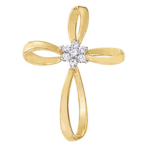 Religious Crosses Diamond Pendant · 0.28 ct tw