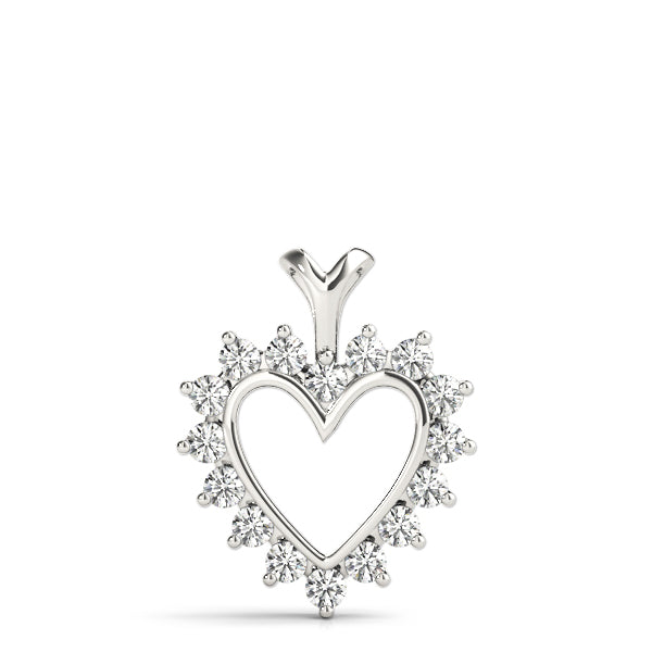 Heart Diamond Pendant · 0.48 ct tw