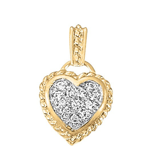 Heart Diamond Pendant · 0.18 ct tw