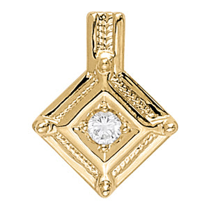 Diamond Solitaire Pendant · 0.25 ct tw