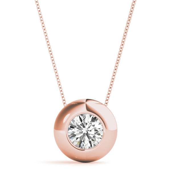 Round Diamond Solitaire Pendant · 1.00 ct tw