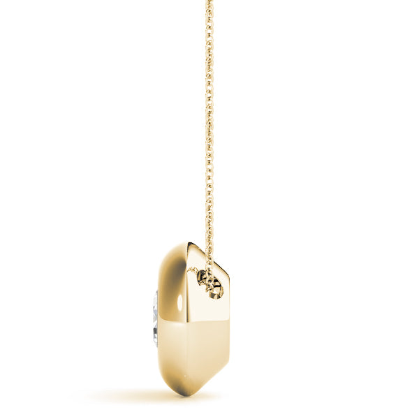 Round Diamond Solitaire Pendant · 0.50 ct tw
