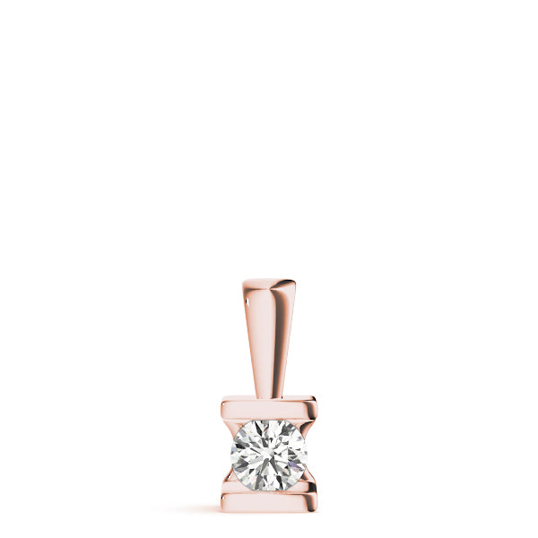 Round Diamond Solitaire Pendant · 0.20 ct tw