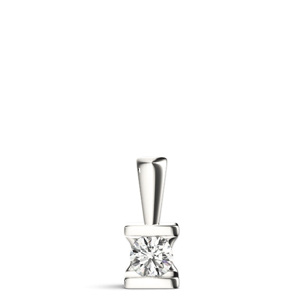 Round Diamond Solitaire Pendant · 0.33 ct tw