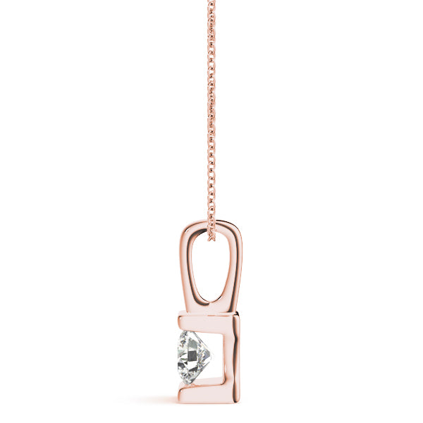 Round Diamond Solitaire Pendant · 1.00 ct tw