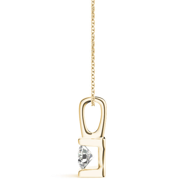 Round Diamond Solitaire Pendant · 0.33 ct tw