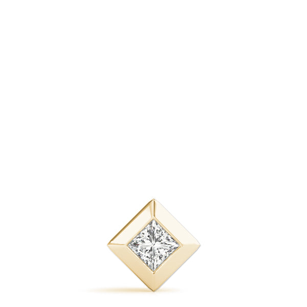Square Diamond Solitaire Pendant · 1.35 ct tw