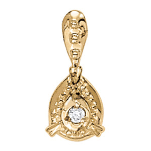 Diamond Solitaire Pendant · 0.06 ct tw
