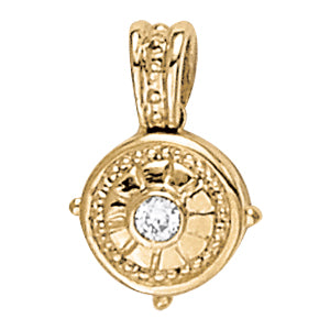 Diamond Solitaire Pendant · 0.05 ct tw
