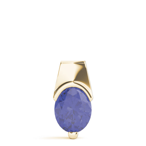 Oval Gemstone Pendant