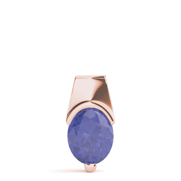 Oval Gemstone Pendant