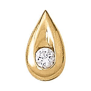 Round Diamond Solitaire Pendant · 0.50 ct tw