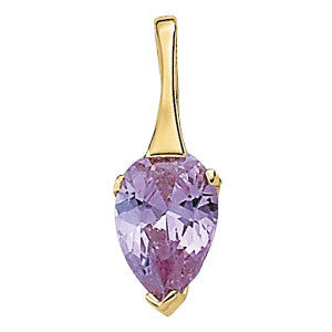 Pear Gemstone Pendant