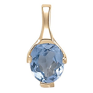 Oval Gemstone Pendant