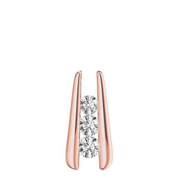 Three-Stone Diamond Pendant · 0.26 ct tw